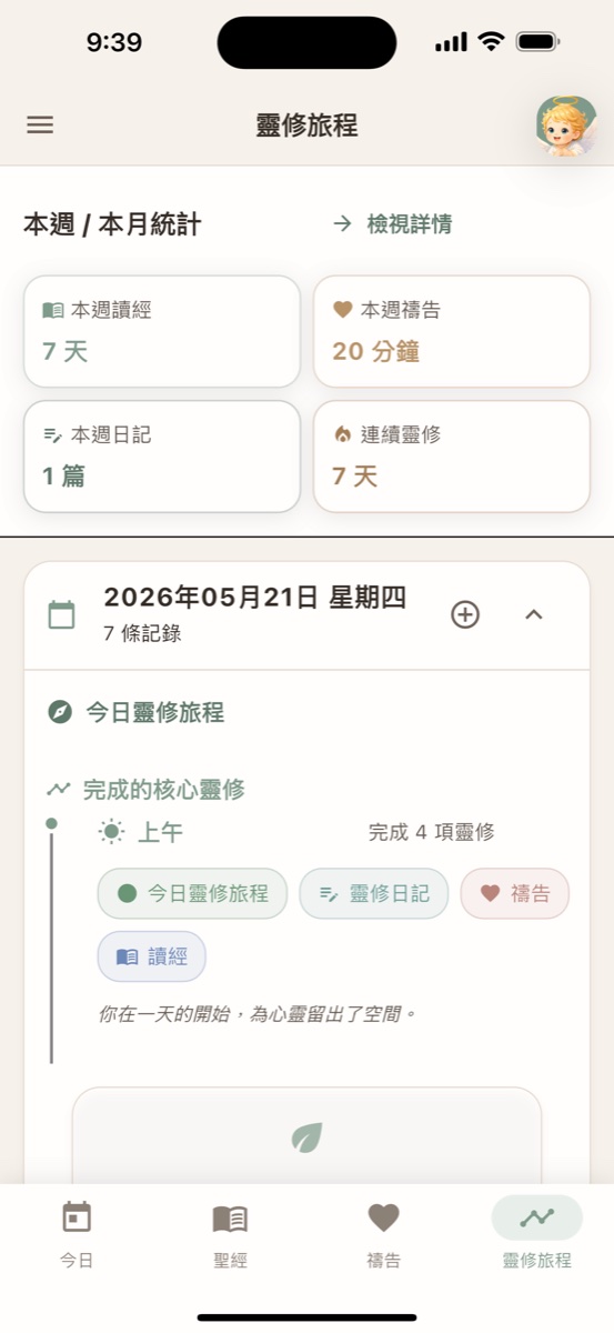 旅程時間線截圖