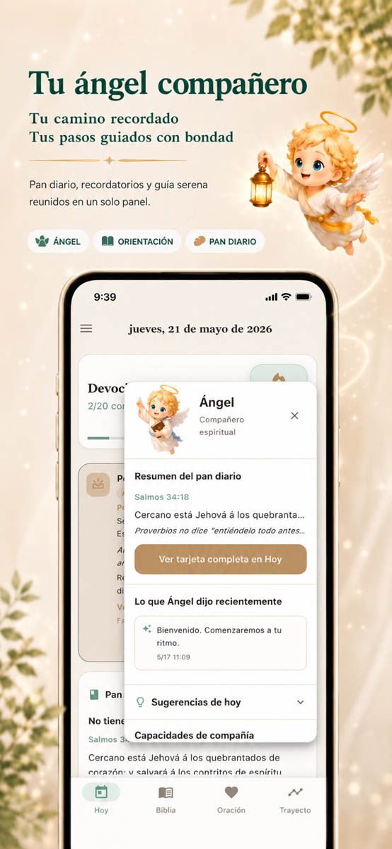 Panel del compañero ángel