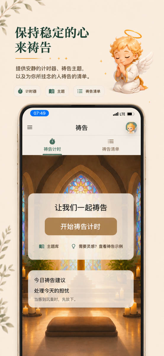 祷告空间截图